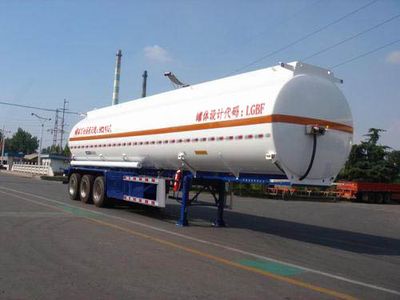 Tonghua  THT9403GYYH Aluminum alloy oil transport semi-trailer