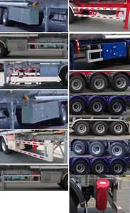 Tonghua  THT9403GYYH Aluminum alloy oil transport semi-trailer