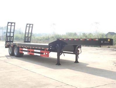 Jinwan LXQ9351TDPLow flatbed semi-trailer