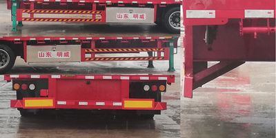 Huaxing Jiangshan brand automobiles SMW9402TDP Low flatbed semi-trailer