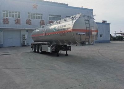 Yongqiang  YQ9409GYYCT2 Aluminum alloy oil transport semi-trailer