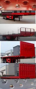 Junqiang  JQ9403ZZXP Flat dump semi-trailer