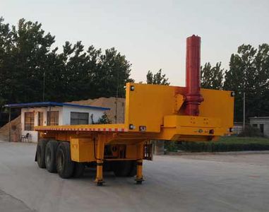 Dongzheng Automobile ADZ9400ZZXP Flat dump semi-trailer