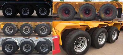 Dongzheng Automobile ADZ9400ZZXP Flat dump semi-trailer