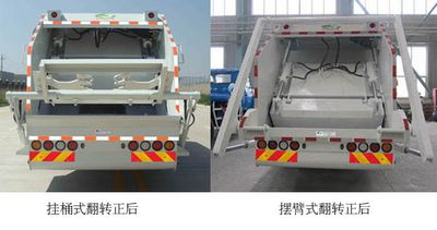 Jieshen  QJS5162ZYSHF4 Compressed garbage truck