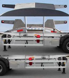 Kaile  AKL9408GRYA Aluminum alloy flammable liquid tank transport semi-trailer