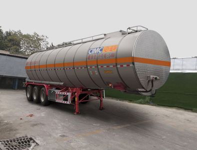 Tonghua  THT9400GRYE1 Flammable liquid tank transport semi-trailer