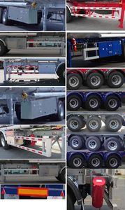 Tonghua  THT9402GYYH Aluminum alloy oil transport semi-trailer