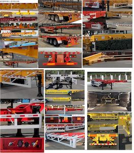 Haoyun Yida Brand Automobile HYC9400TWYE45 Transport semi-trailer of dangerous goods tank frame