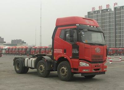 Jiefang Automobile CA4220P63K2T3AE5 Flat head diesel semi-trailer tractor