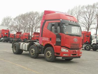 Jiefang Automobile CA4220P63K2T3AE5 Flat head diesel semi-trailer tractor