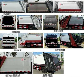 Chinese license plate cars TEG5120ZYS6EQ1D Compressed garbage truck