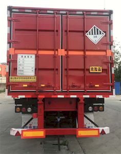 Junwang  WJM9400XZW Miscellaneous dangerous goods box transport semi-trailer