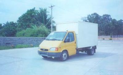 Jiangling Quanshun brand automobiles JX5036XXYDL Box transport vehicle