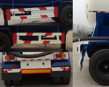 Zhongliang Baohua brand automobiles YDA9401GFL Low density powder material transportation semi-trailer