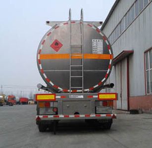 Qilin  QLG9404GRYB Aluminum alloy flammable liquid tank transport semi-trailer