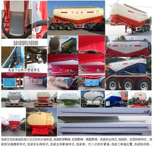 Zhongji Huashuo brand automobiles XHS9400GXHA Lower ash semi-trailer