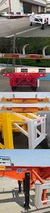 Tonghua  THT9403TWYA Transport semi-trailer of dangerous goods tank frame