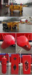 Tonghua  THT9403TWYA Transport semi-trailer of dangerous goods tank frame