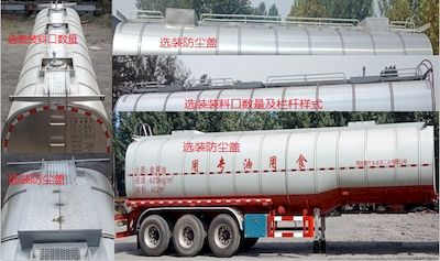 Xingniu  XCG9404GSY Edible oil transportation semi-trailer