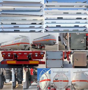 Zhengkang Hongtai brand automobiles HHT9405GFWA Tank transport semi-trailer for corrosive substances