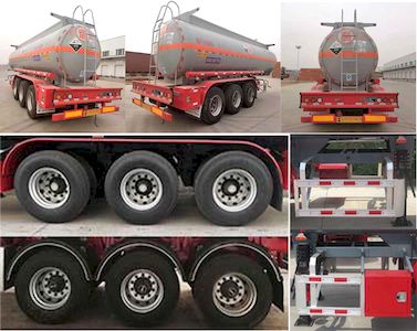 Zhengkang Hongtai brand automobiles HHT9405GFWA Tank transport semi-trailer for corrosive substances