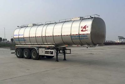 Changhua  HCH9400GSY40 Aluminum alloy edible oil transportation semi-trailer