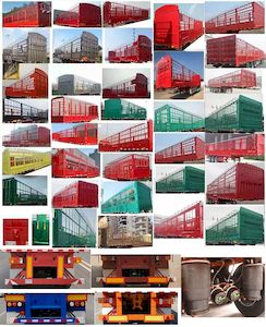 Dishengyuan brand automobiles TDS9400CCYE Gantry transport semi-trailer