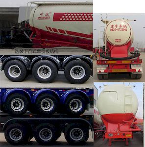 Zhongyun  YFZ9400GXH Lower ash semi-trailer