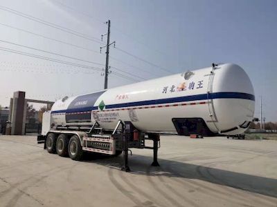 Juwang  ZJW9402GDY Low temperature liquid transport semi-trailer