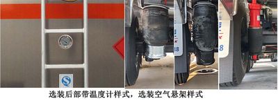 Zhengkang Hongtai brand automobiles HHT9405GRYE Aluminum alloy flammable liquid tank transport semi-trailer