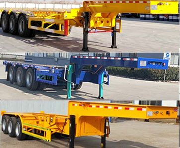 Jinlong Dongjie brand automobiles TDJ9400TJZE Container transport semi-trailer