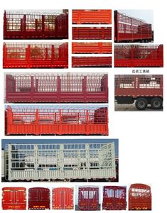 Haowo  ZZ5317CCYN466GE1 Grate type transport vehicle