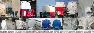 Ruijiang  WL9404GFLA Medium density powder material transportation semi-trailer