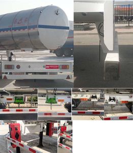 Changhua  HCH9400GDYB Low temperature liquid transport semi-trailer