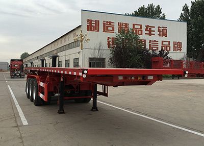 Enxin Business Brand Automobile HEX9402ZZXP Flat dump semi-trailer