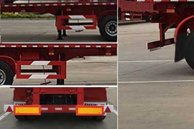 Enxin Business Brand Automobile HEX9402ZZXP Flat dump semi-trailer