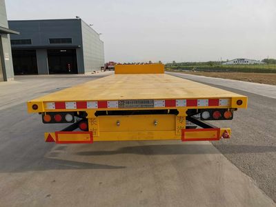 Xinchangji brand automobiles ACJ9401TDP Low flatbed semi-trailer