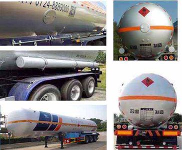 Hongtu  HT9408GYQ6A Semi trailer for liquefied gas transportation