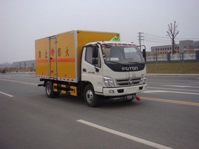 Jiangte brand automobiles JDF5070XRYB4 Flammable liquid box transport vehicle