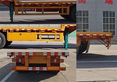 Yixiangtong  QAT9400TPBE Flat transport semi-trailer