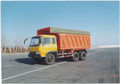 Jiefang Automobile CA3235P1K2T13 Flat head diesel dump truck