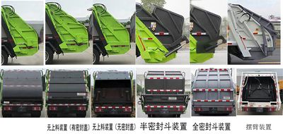 Emperor Environmental Sanitation  HDW5042ZYSKM6 Compressed garbage truck