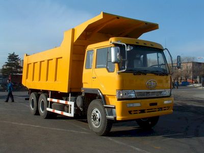 Jiefang Automobile CA3253P4K2T1A70 Flat head diesel dump truck