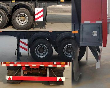 Zhongyun Changda brand automobiles XSQ9400ZLS Bulk grain transportation semi-trailer