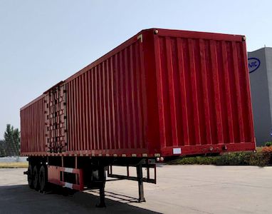 Xinwanrong brand automobiles CWR9402XXY Box transport semi-trailer