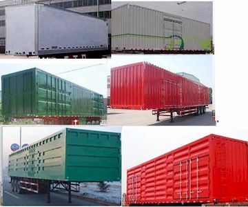 Xinwanrong brand automobiles CWR9402XXY Box transport semi-trailer