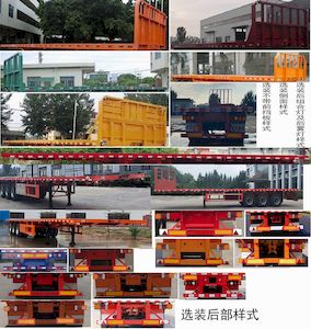 Jishan Kaida  NXK9401TPB Flat transport semi-trailer