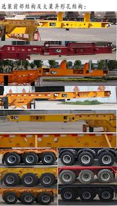 Wanfeng  WWX9400TJZE Container transport semi-trailer