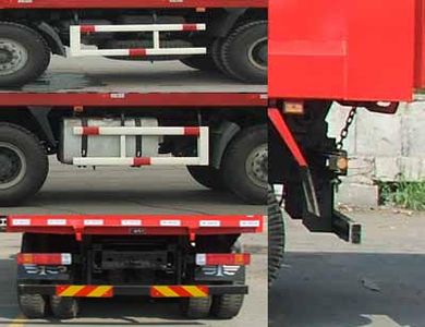 Jiefang Automobile CA3312P2K2L3T4E4 Flat head diesel dump truck